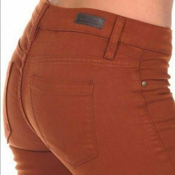 Blank NYC Denim - Blank NYC Rust Denim Spray On Super Skinny Jeans